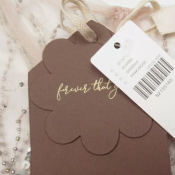 Brand New FOREVER THAT GIRL EMBELLISHED SHEER TOP - Picture 15 of 16